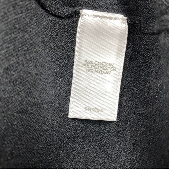 NEW J. Jill V-Neck Sweater Tunic Knit Size 3X Black - Picture 6 of 7